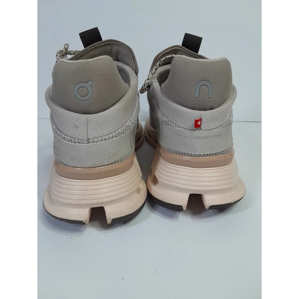 On Cloudnova Women Sz  9 Pearl Shell Shoes Sneakers - Picture 6 of 9